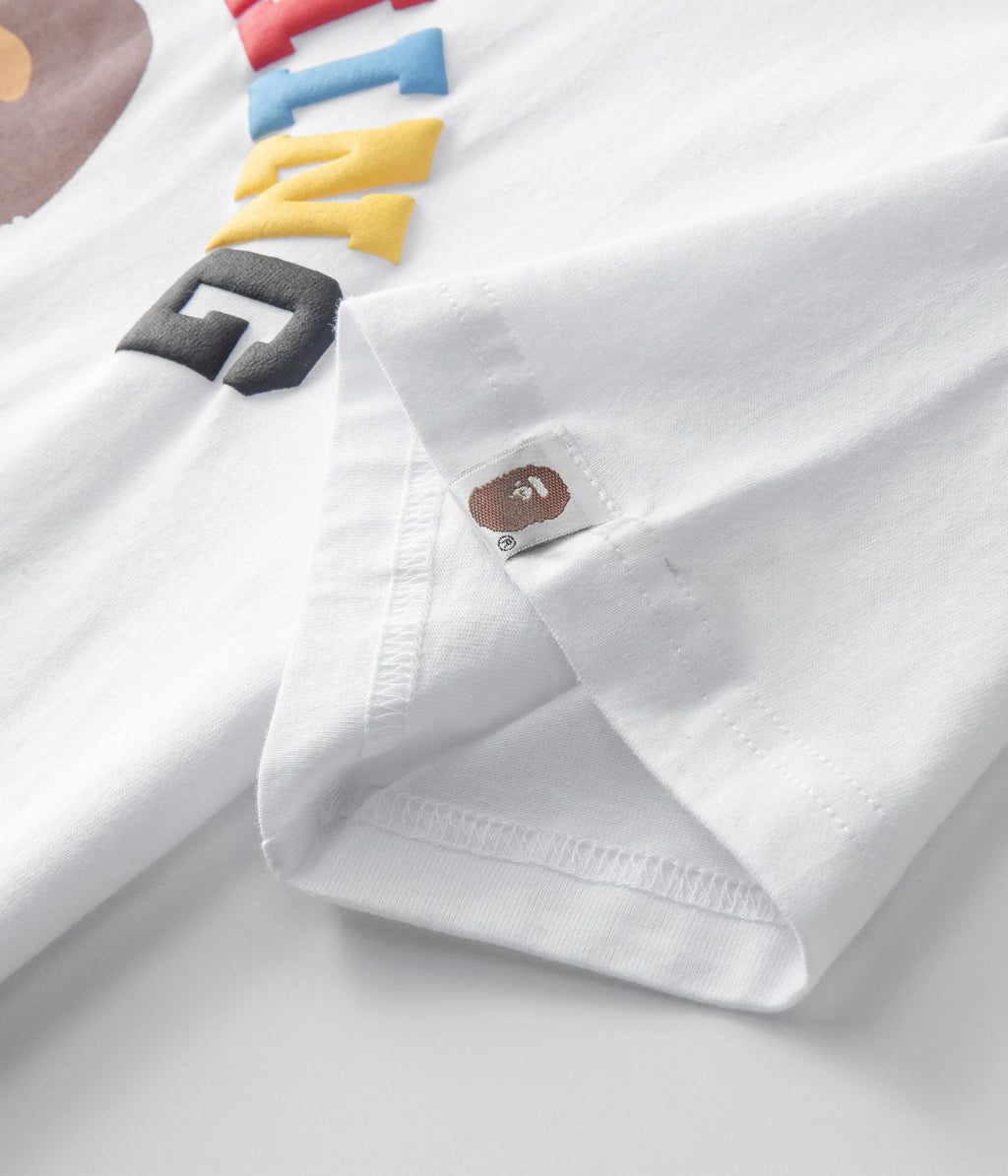BAPE Color Camo College Ape Head Men's T-Shirt - Black