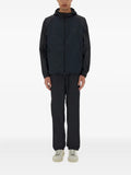 BOSS hooded panelled windbreaker