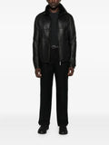 Isaac Sellam Experience panelled zip-front leather jacket