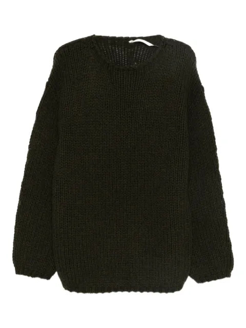 Label Under Construction sweater with ribbed details