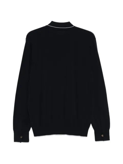 Eleventy contrasting-trim cardigan