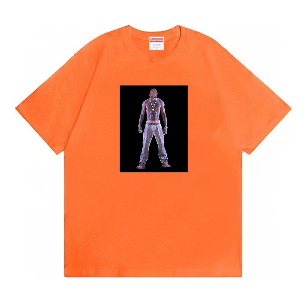 Supreme Tupac Hologram Graphic Short-Sleeve T-Shirt