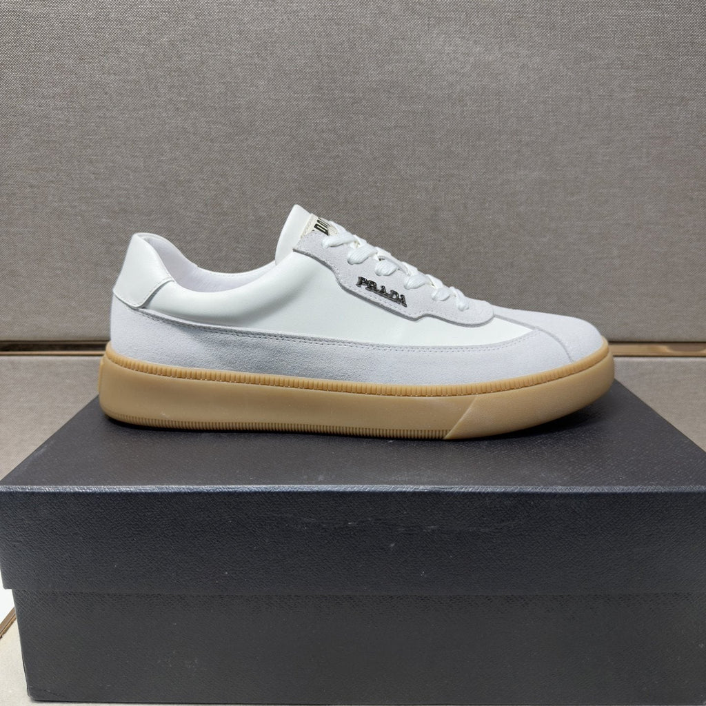Prada Logo Low-Top Sneakers
